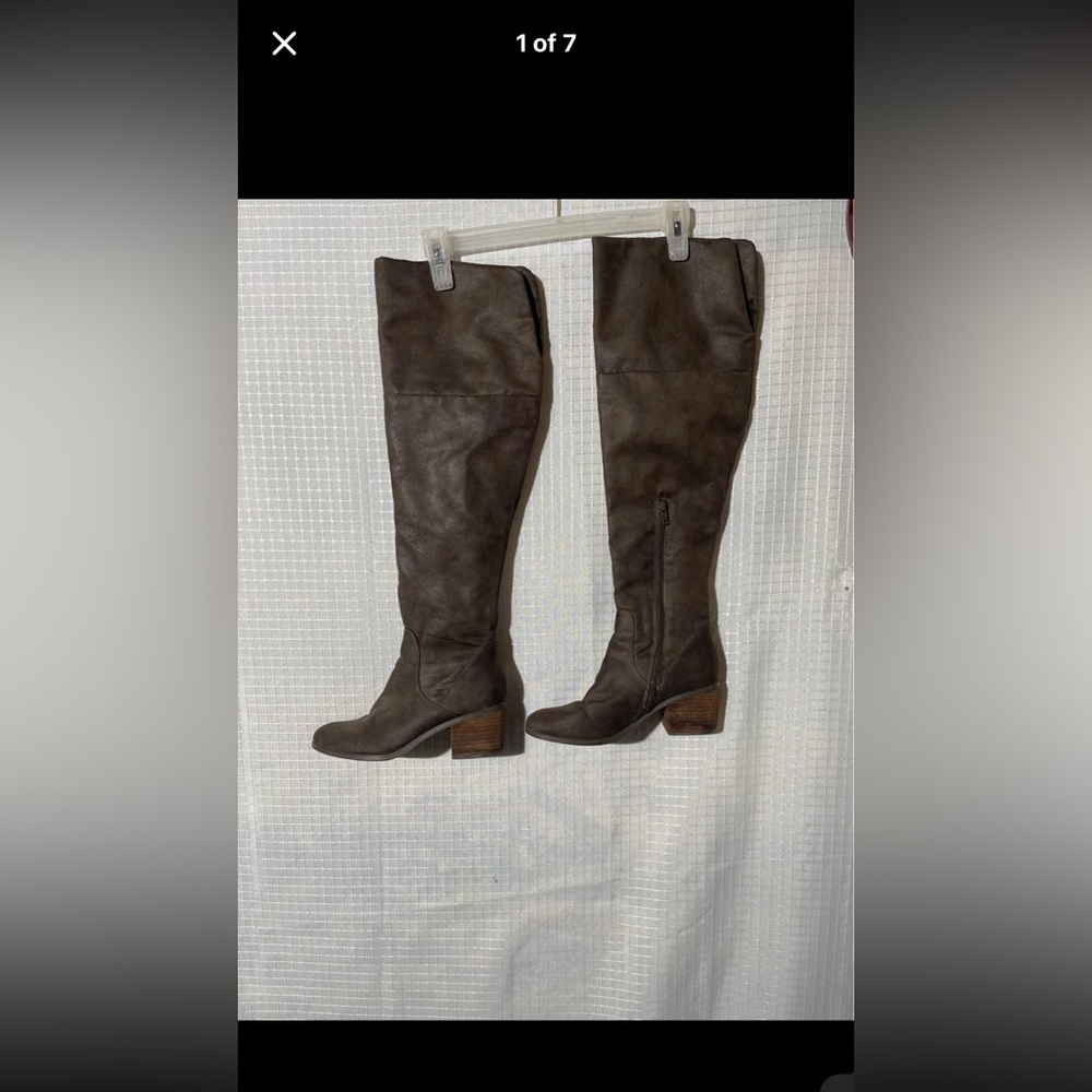 REPORT • over the knee boots• size 7.5